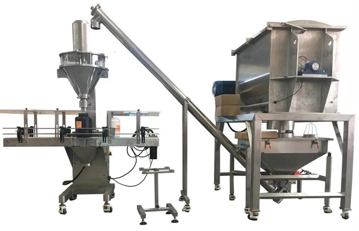 Automatic Dual Lane Auger Filling Machine