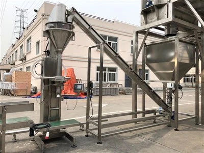 Pusiau automatinė 25 kg miltelių pakavimo mašina